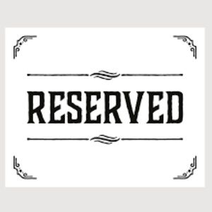 Reserved for trade