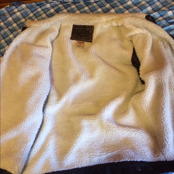 True Religion Winter Jean Jacket With Fur - Picture 3 of 4