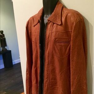 Men's Dolce & Gabbana Lambskin Leather Jacket - XL