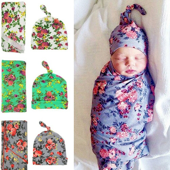 3-Sets of Matchin Blanket & Headband or Hat