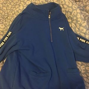 VS Pink Half Zip💙