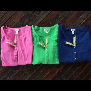 Lilly Pulitzer cardigan bundle!