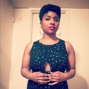 A fun party dress with polka dots!