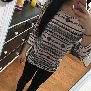 Aztec long sleeve shirt