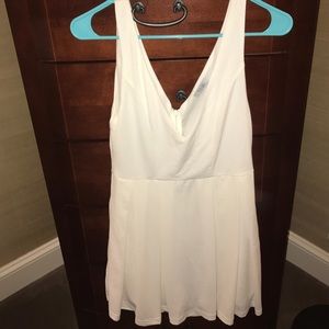Low Cut White Dress