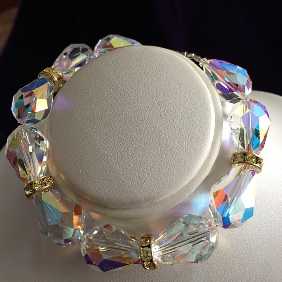 Swarovski 18MM AB Crystal Bracelet - Picture 1 of 2