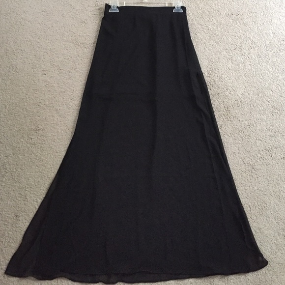 H&M Black maxi skirt