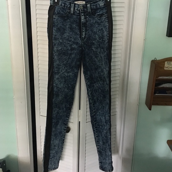 Hi waisted stretch jeans