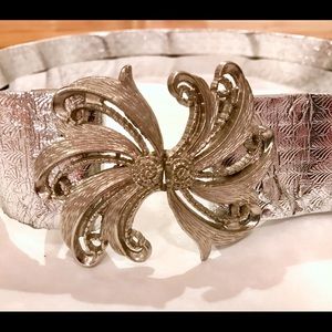 Vintage Foil Metallic Belt Vintage Foil Metallic Belt