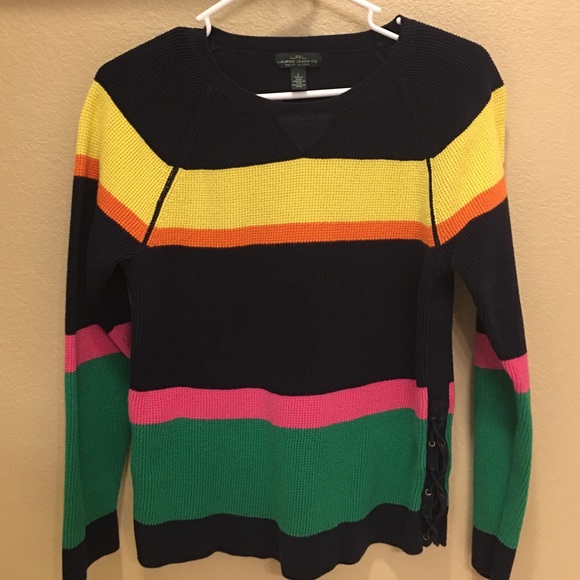 Striped multicolor top