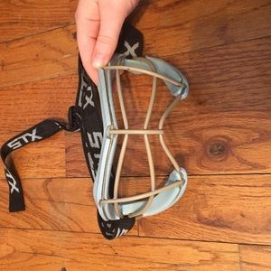 Light blue girls STX lacrosse/field hockey mask
