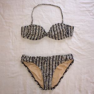 J. Crew Bandeau Bikini Top & Bottom