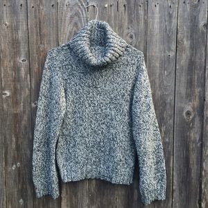 Gray turtleneck