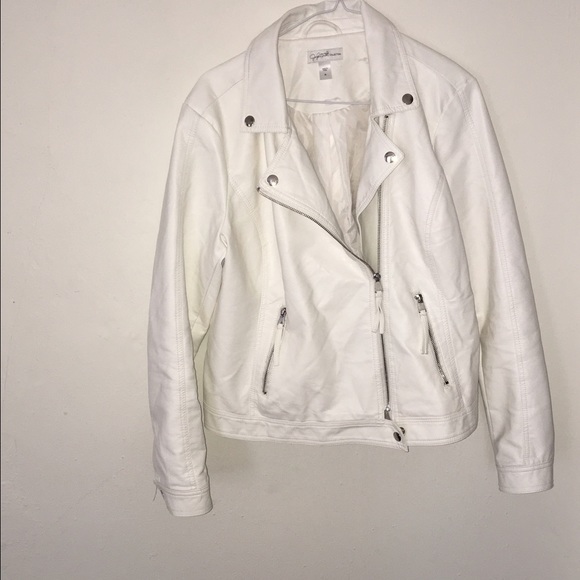 White Leather Jacket