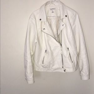 White Leather Jacket