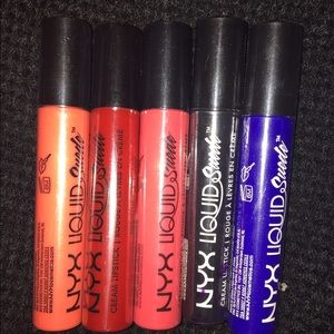 5 🆕 NYX Liquid Suede Lipstick Set