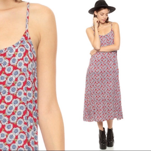 Dress, 90’s Flower Child Long Strappy - Picture 5 of 5