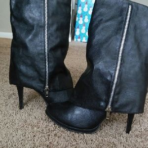 Black Cuff Boots