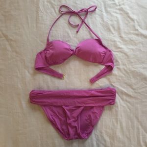 Magenta Bikini Top & Bottom