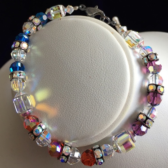 Swarovski Multicolor AB Crystal Bracelet