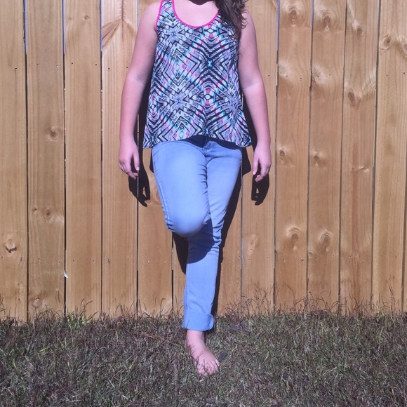 Vibrant colorful shirt perfect for summer!