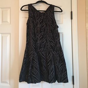 Size 6 Free People Zebra Print Dress