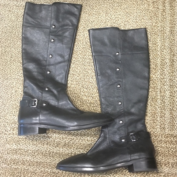 Michael Kors Leather Black Boots **BRAND NEW*