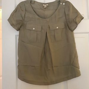 J. Crew silk top