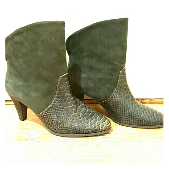 Rebecca Minkoff grey suede ankle boots sz 9