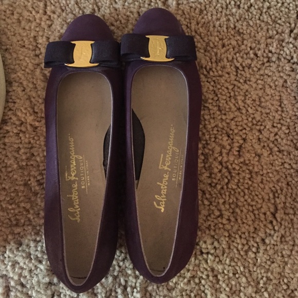 Ferragamo bow tie flats