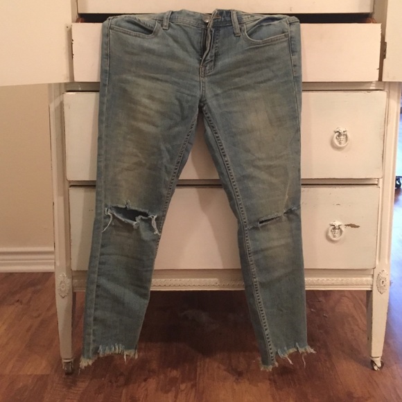 Free people distressed jeans