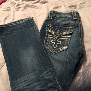 Men's rock revival jeans