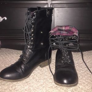 Black Combat Boots