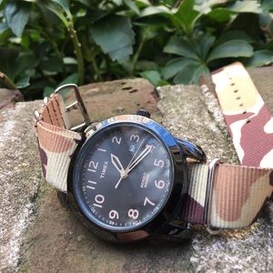 Timex x J Crew NATO camouflage band.
