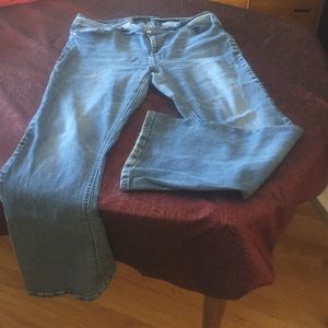Straight leg jeans