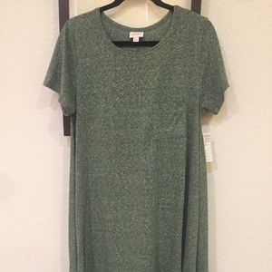 Large Carly light green heathered