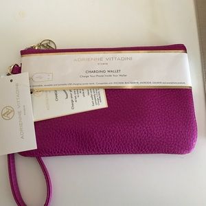 Pink Charging wristlet