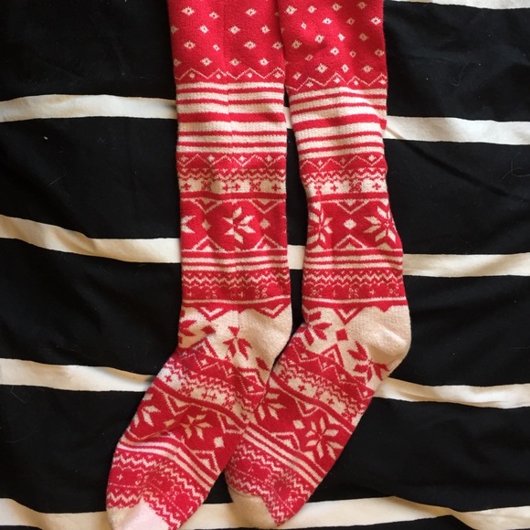 Victoria's Secret holiday socks!