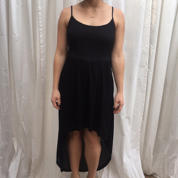 Black High-Low dress