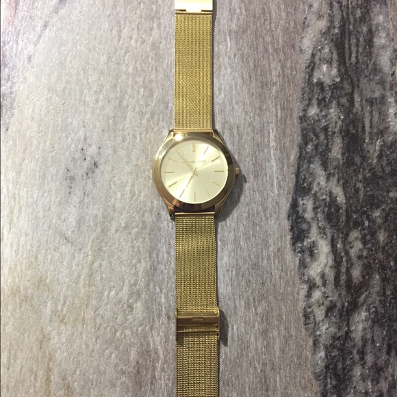michael kors golden watch