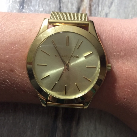 michael kors golden watch