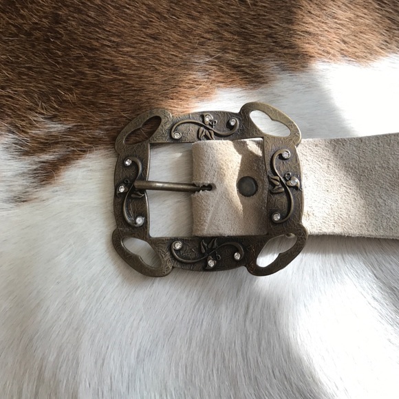 Leather seashell Belt from Amalfi coast Italy