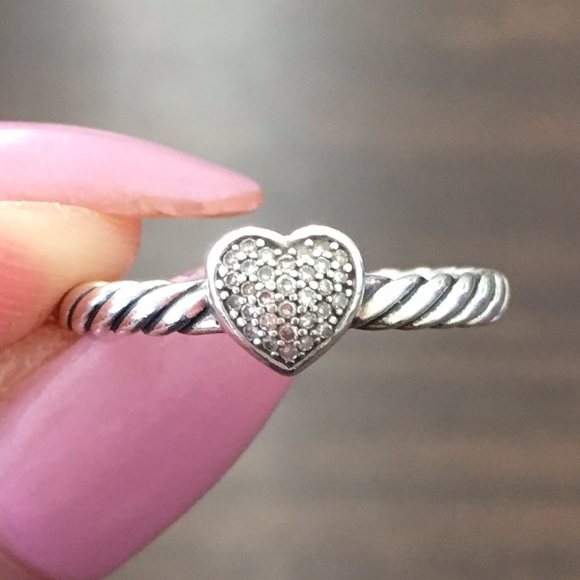 ✨David Yurman Cable Heart Ring with Diamonds✨