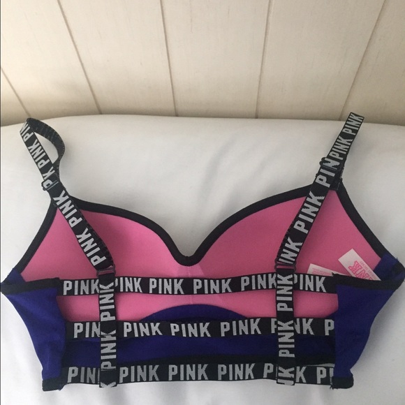 VS PINK push up sports bra