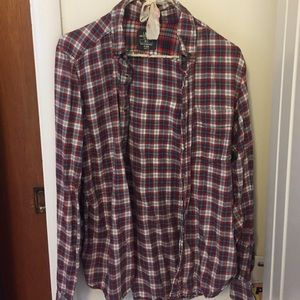 Vintage Red Plaid Flannel