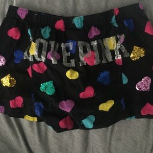 VS PINK sleep shorts