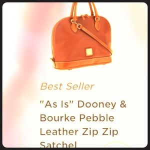 Dooney&Bourke brown leather handbag