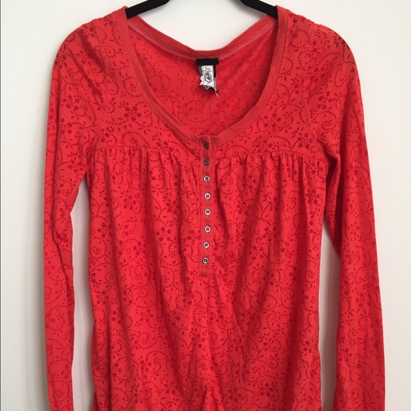 Free People Henley Top