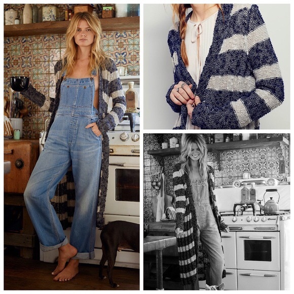 ❌SOLD❌FREE PEOPLE Long Cardigan Duster - Picture 5 of 8