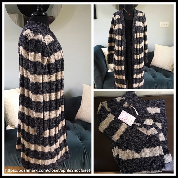 ❌SOLD❌FREE PEOPLE Long Cardigan Duster - Picture 6 of 8